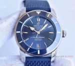 GF Swiss Copy Breitling Superocean Heritage II 9015 Watch Blue Face Rubber Strap